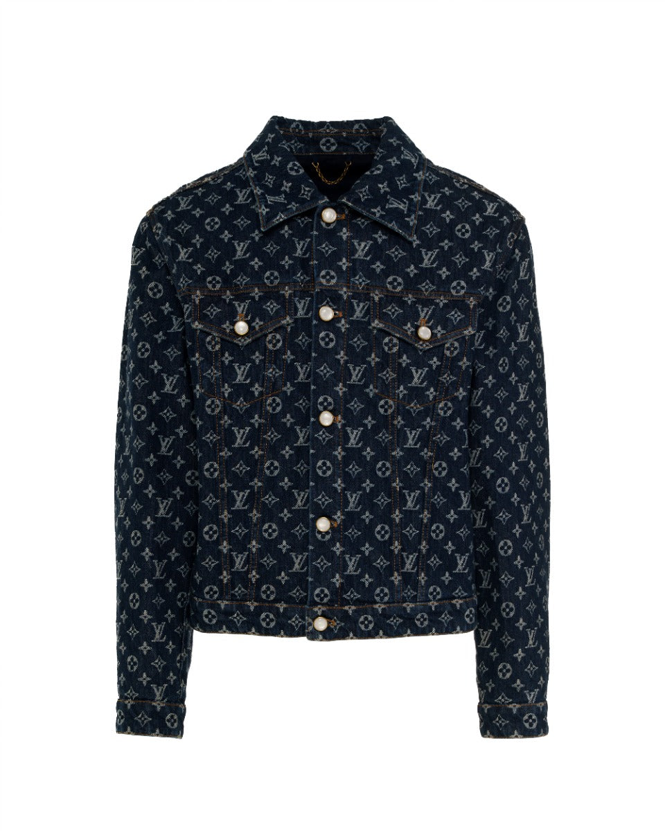 Louis Vuitton Monogram jacquard denim jacket