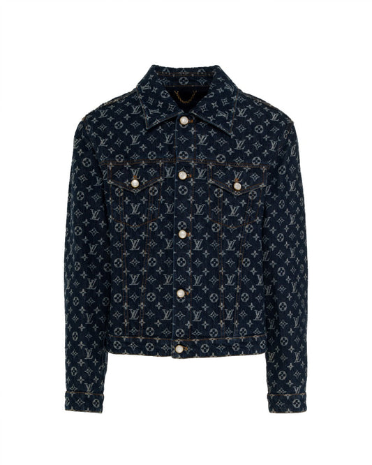 Louis Vuitton Monogram jacquard denim jacket Louis Vuitton