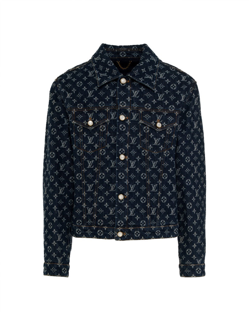 Louis Vuitton Monogram jacquard denim jacket Louis Vuitton