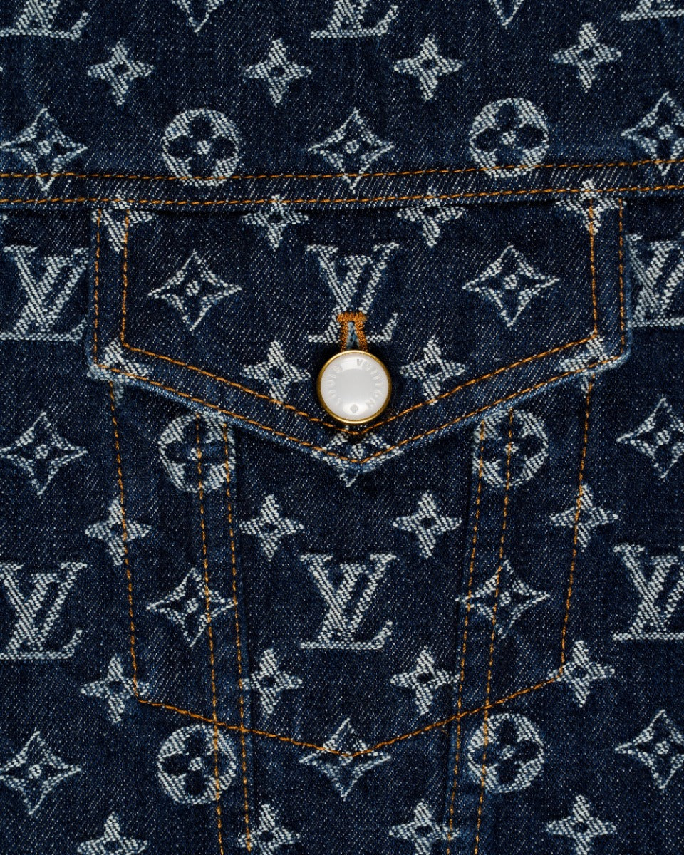 Louis Vuitton Monogram jacquard denim jacket