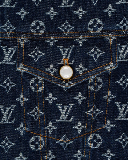 Louis Vuitton Monogram jacquard denim jacket Louis Vuitton