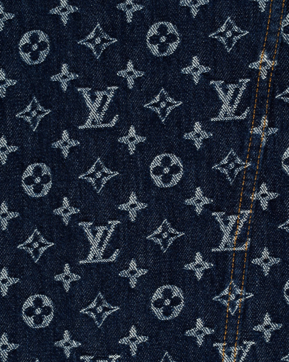 Louis Vuitton Monogram jacquard denim jacket Louis Vuitton