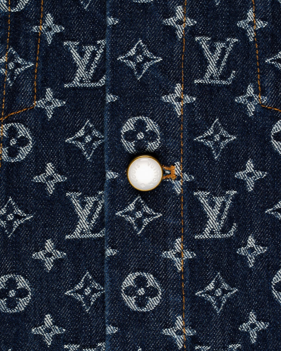 Louis Vuitton Monogram jacquard denim jacket