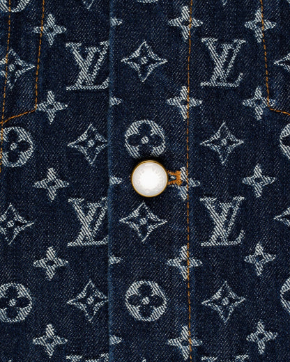 Louis Vuitton Monogram jacquard denim jacket Louis Vuitton