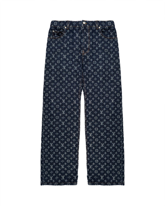 Louis Vuitton Monogram jacquard denim pants Louis Vuitton