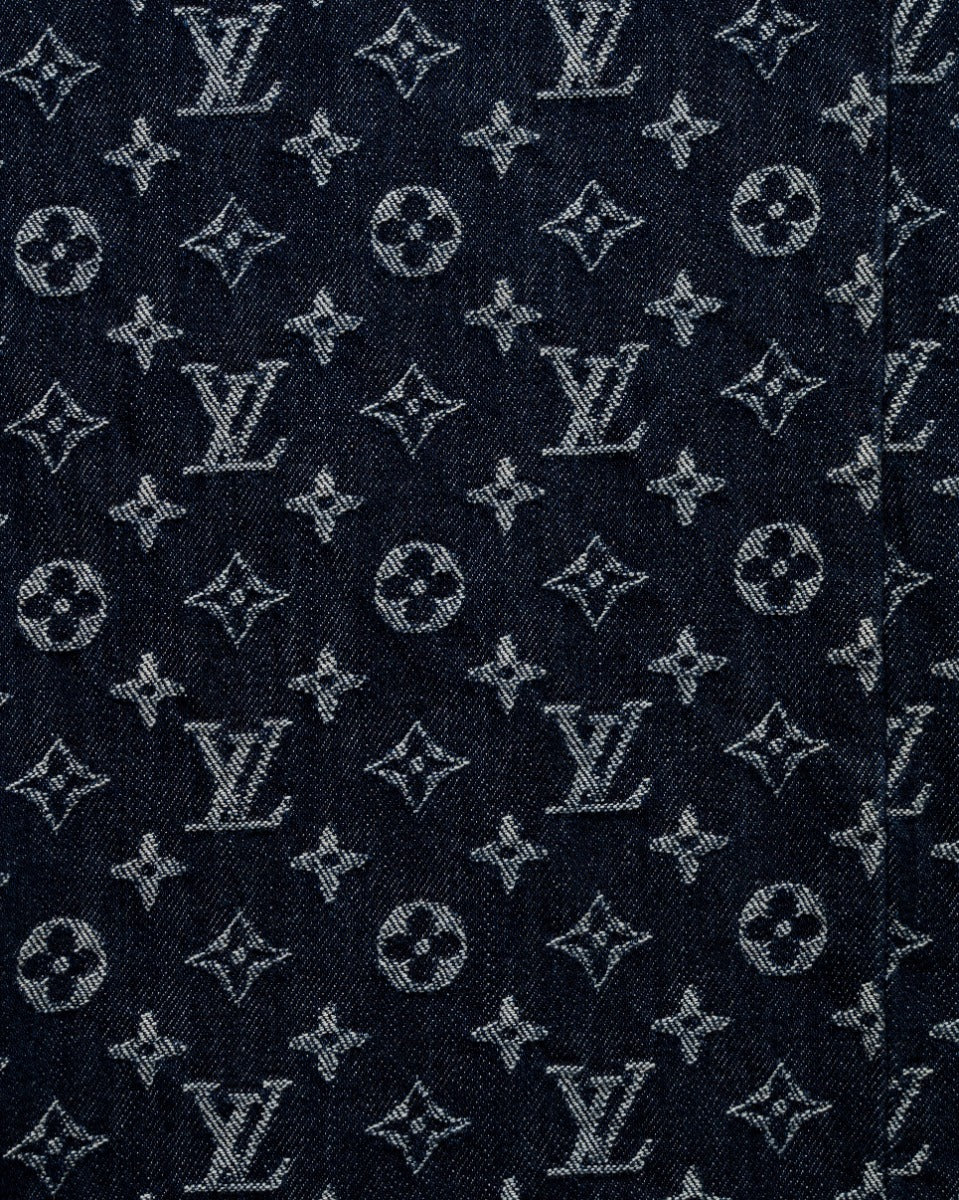 Louis Vuitton Monogram jacquard denim pants