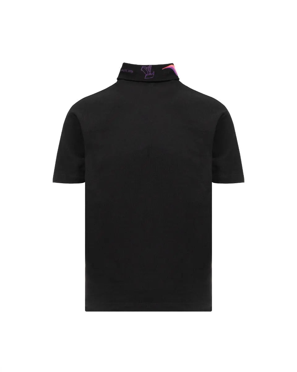 Louis Vuitton plain rainbow halfzip polo t-shirt Louis Vuitton
