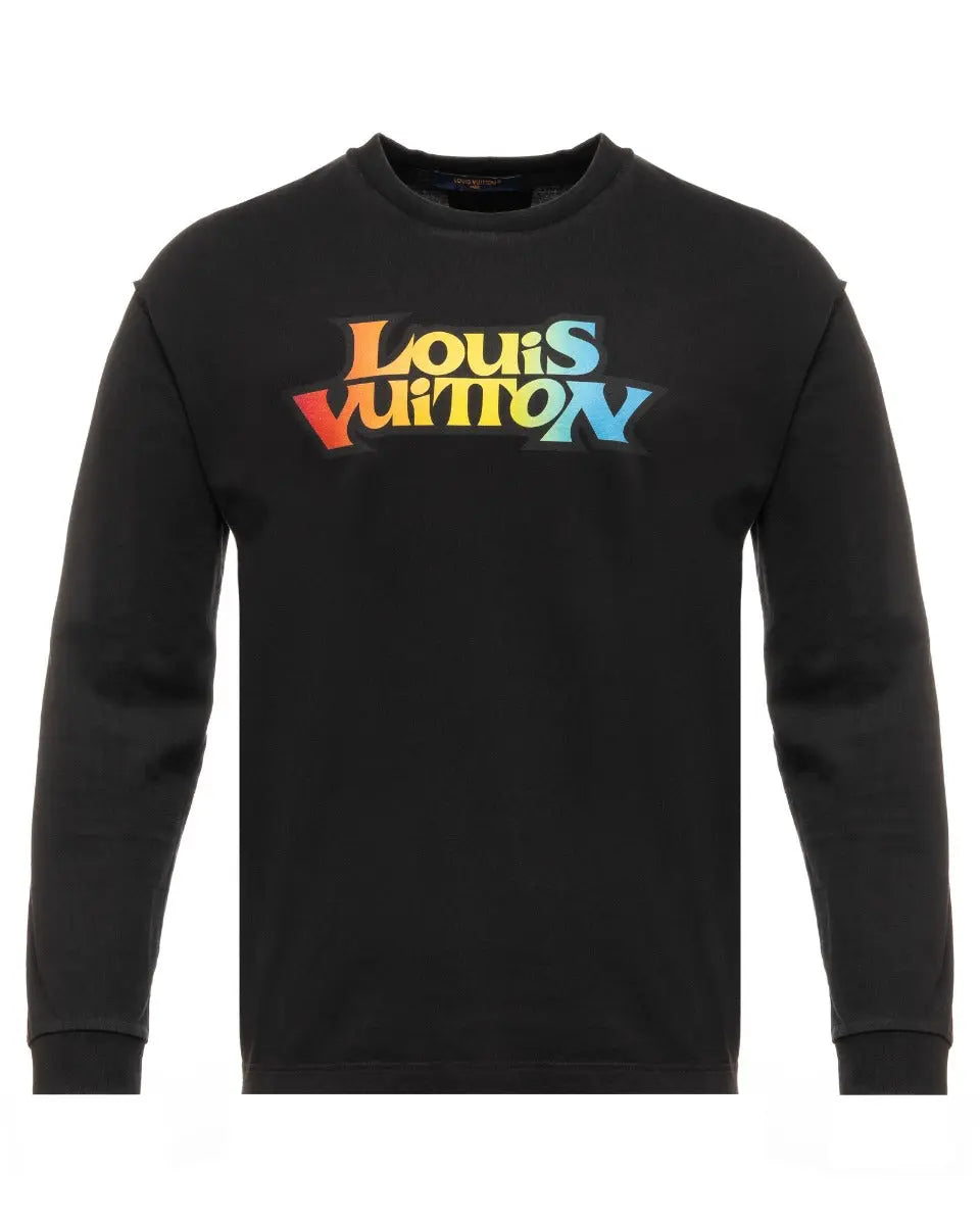 Louis Vuitton fade printed long sleeve t-shirt