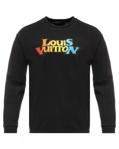 Louis Vuitton fade printed long sleeve t-shirt Louis Vuitton