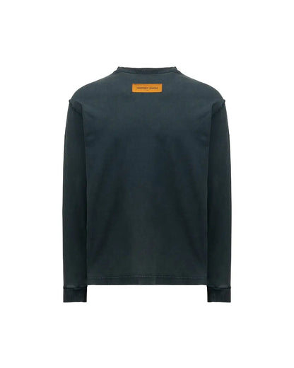 Louis Vuitton reverse-side navy long sleeve t-shirt Louis Vuitton