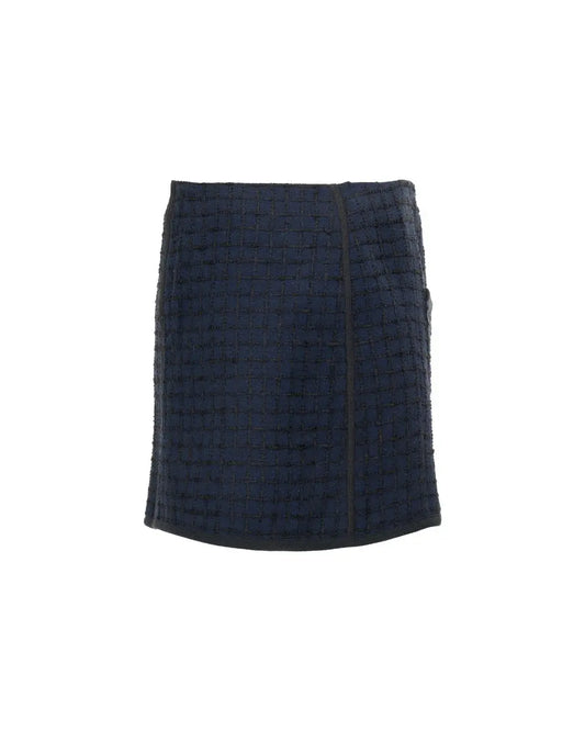 Louis Vuitton tweed navy mini skirt Louis Vuitton