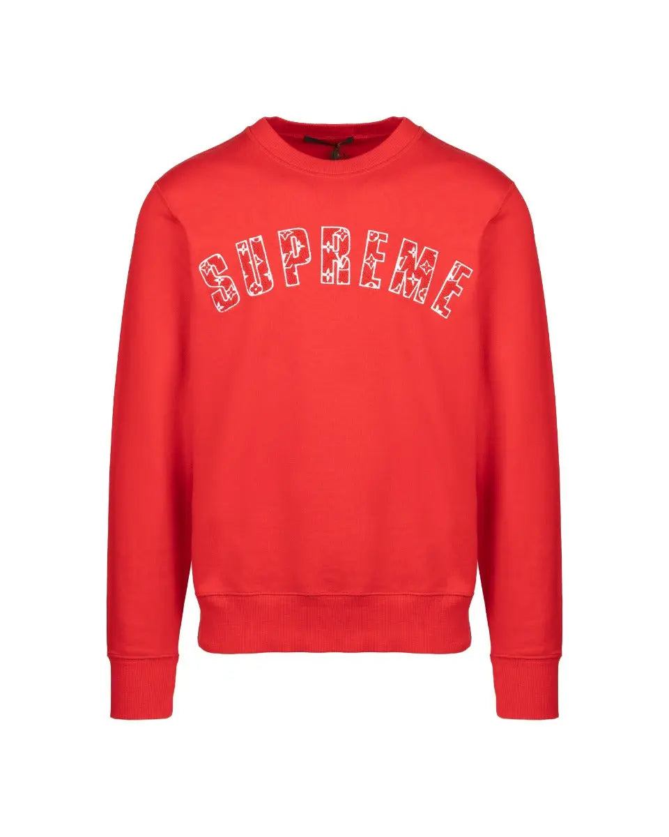 Louis Vuitton x Supreme Arc monogram logo crewneck sweatshirt Louis Vuitton