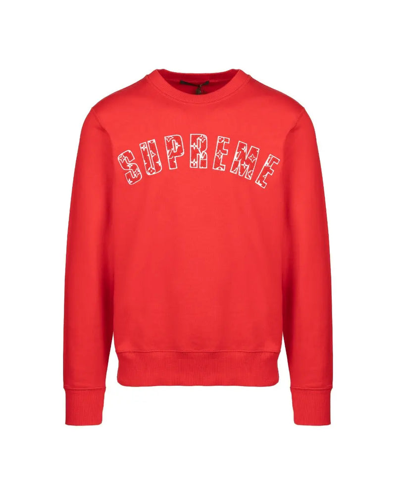 Louis Vuitton x Supreme Arc monogram logo crewneck sweatshirt thumbnail