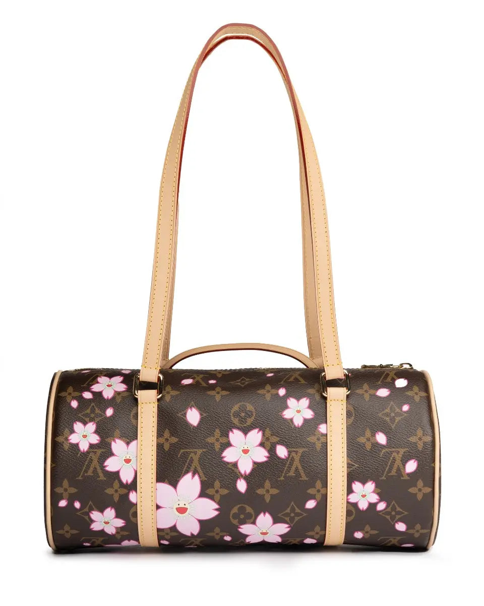 Louis Vuitton x Takashi Murakami Papillon Cherry Blossom monogram bag