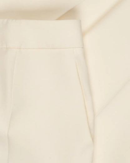 Magda Butrym San Pedro cropped silk cream pants