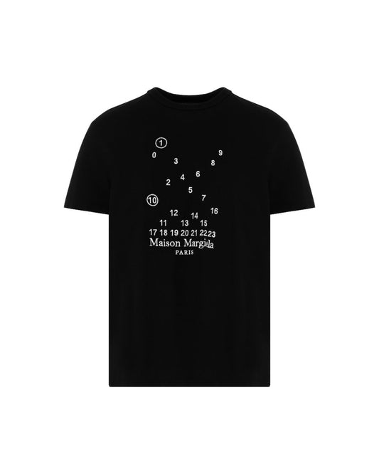 Maison Margiela 10 Numeric logo-embroidered t-shirt Maison Margiela