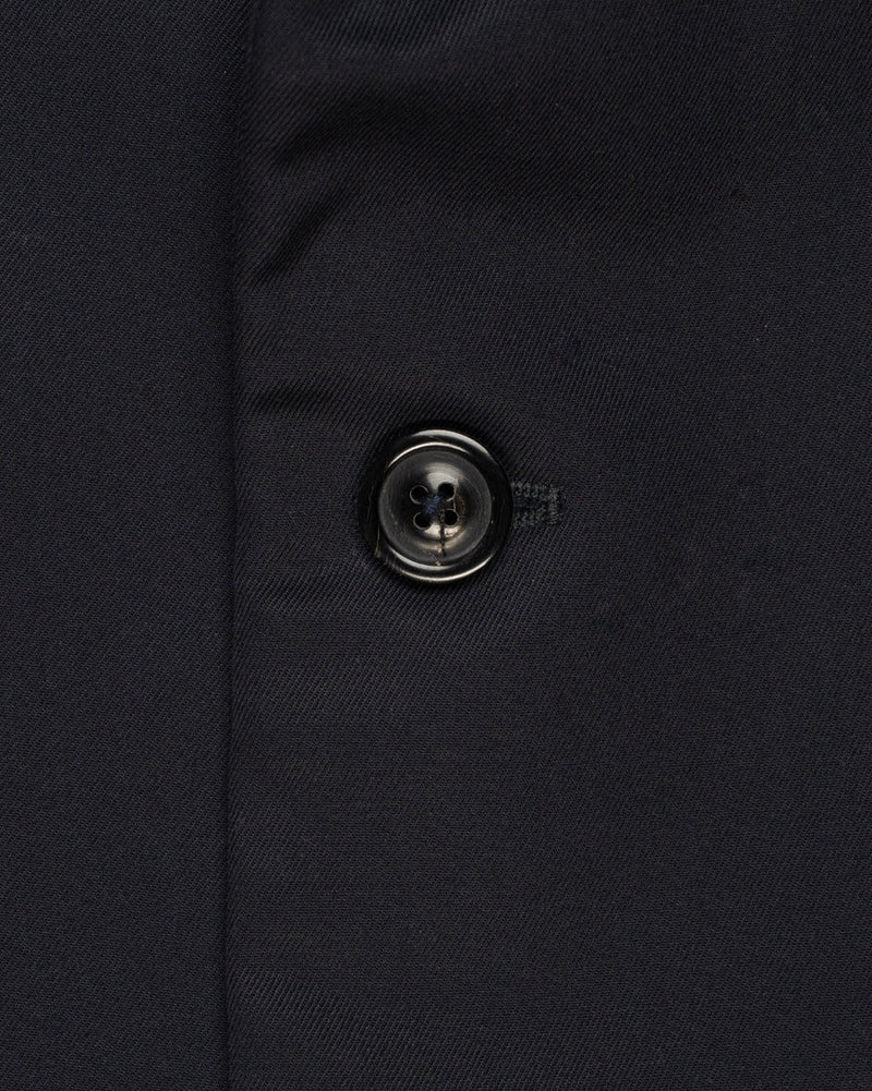 Maison Margiela 10 single-breasted virgin wool navy blazer jacket thumbnail
