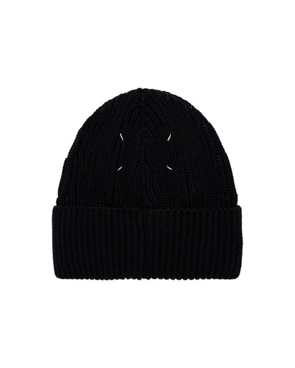 Maison Margiela 14 black woolen beanie Maison Margiela