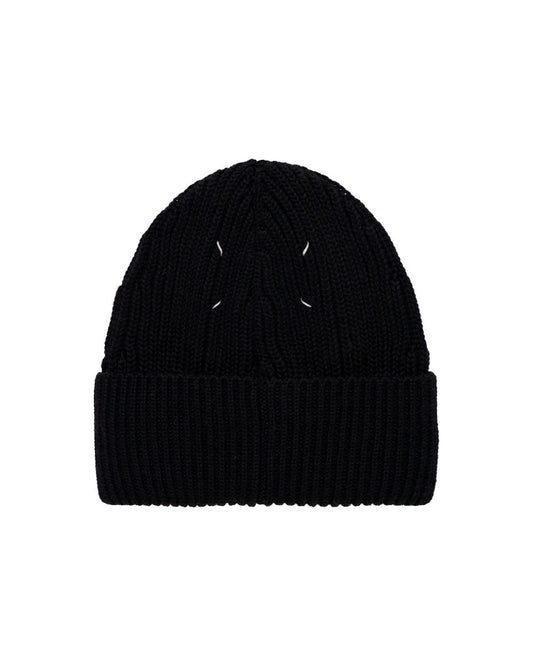 Maison Margiela 14 black woolen beanie Maison Margiela