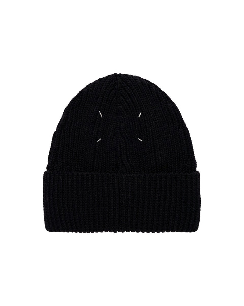 Maison Margiela 14 black woolen beanie Maison Margiela