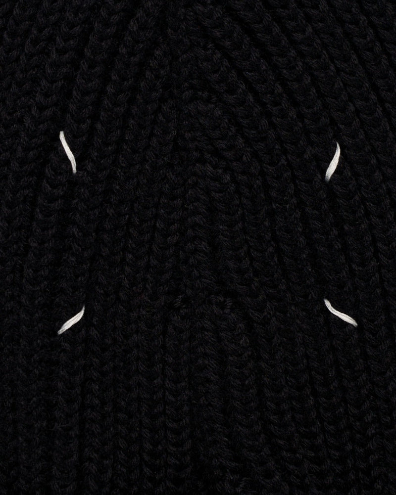 Maison Margiela 14 black woolen beanie thumbnail