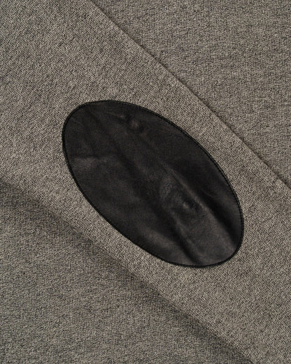 Maison Margiela 14 leather elbow-patch crewneck sweater Maison Margiela
