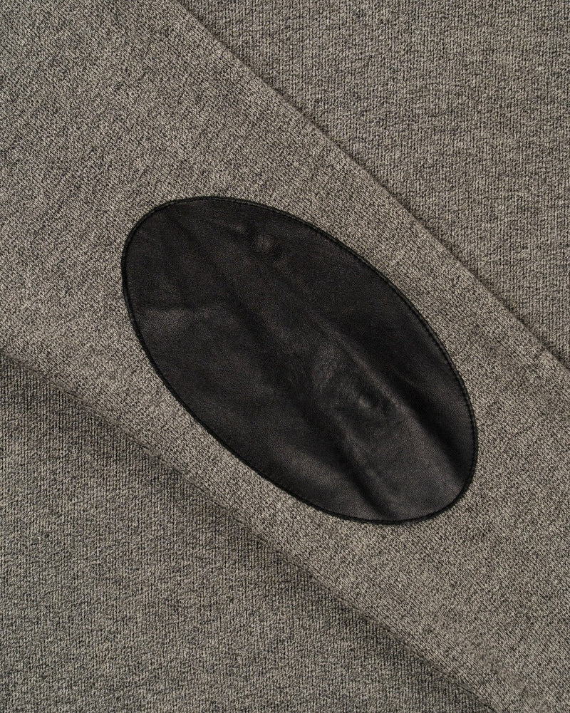 Maison Margiela 14 leather elbow-patch crewneck sweater thumbnail