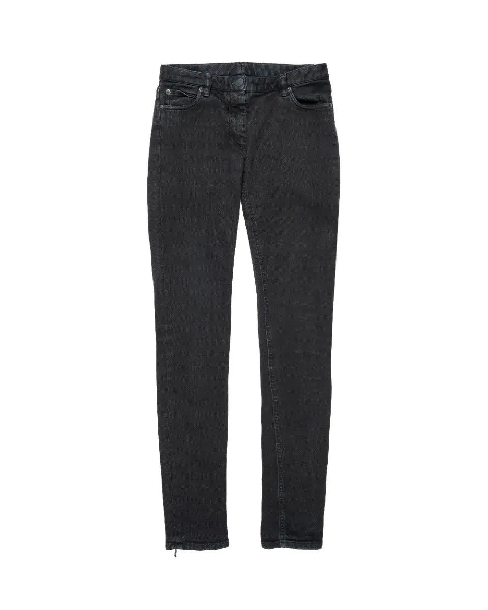 Maison Margiela 1 skinny grey washed denim pants Maison Margiela