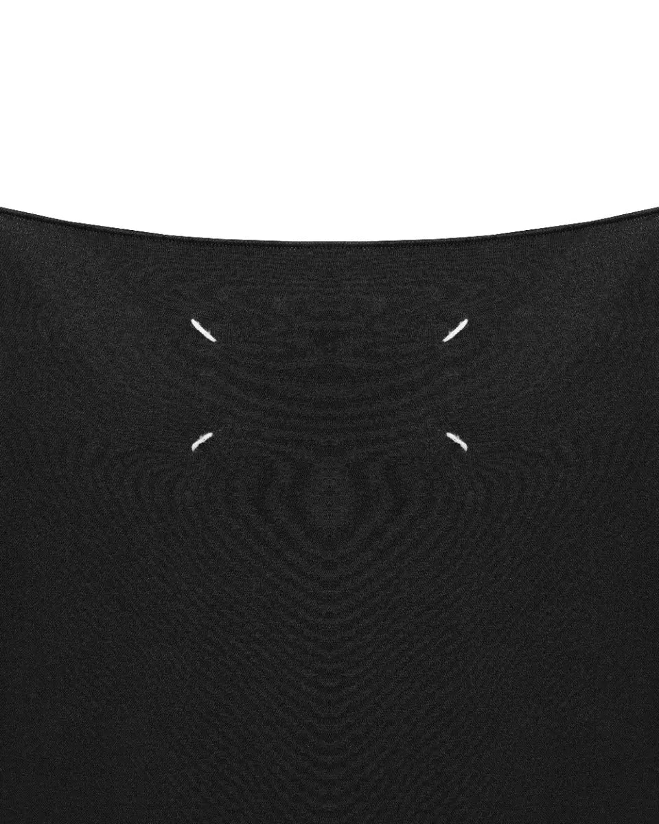 Maison Margiela 4 asymetrical shift silk dress