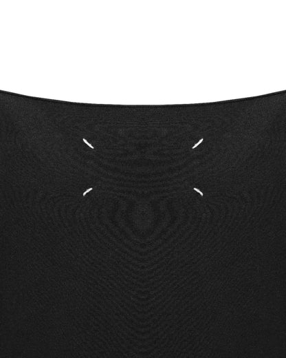 Maison Margiela 4 asymetrical shift silk dress Maison Margiela