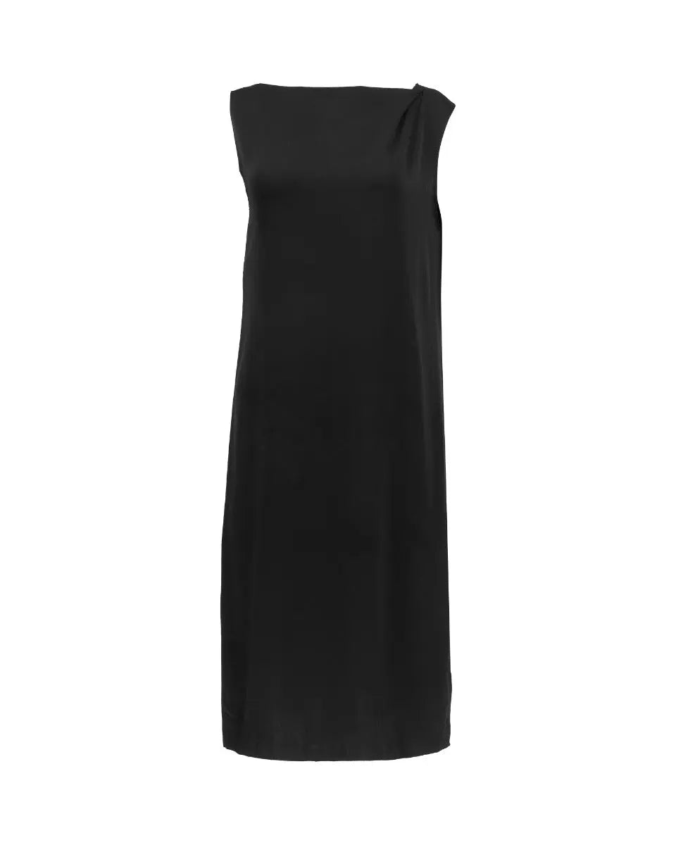 Maison Margiela 4 asymetrical shift silk dress Maison Margiela