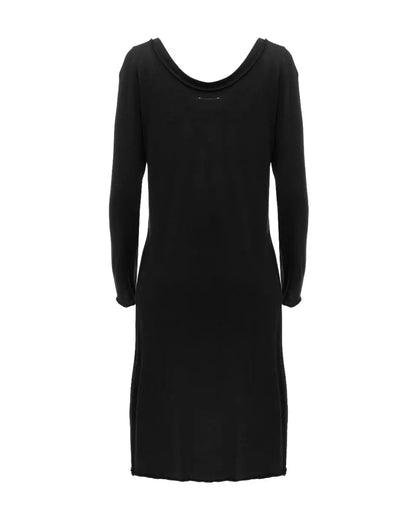 Maison Margiela MM6 x-wide neck cotton dress Maison Margiela