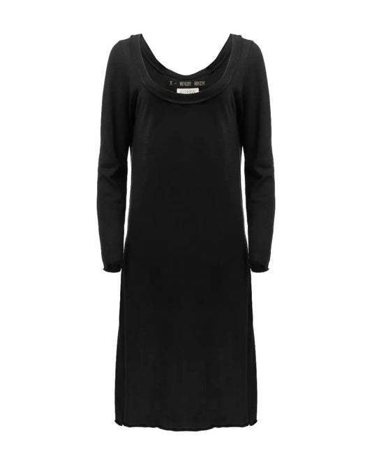Maison Margiela MM6 x-wide neck cotton dress Maison Margiela