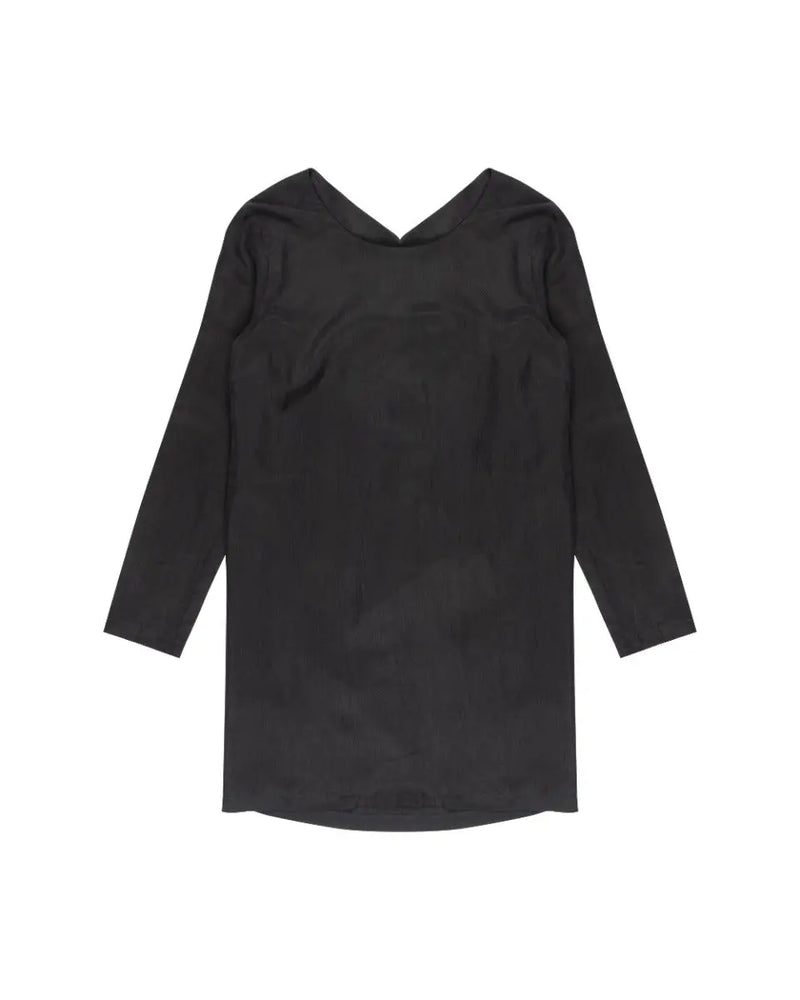 Maison Margiela MM6 silk asymmetrical tunic thumbnail