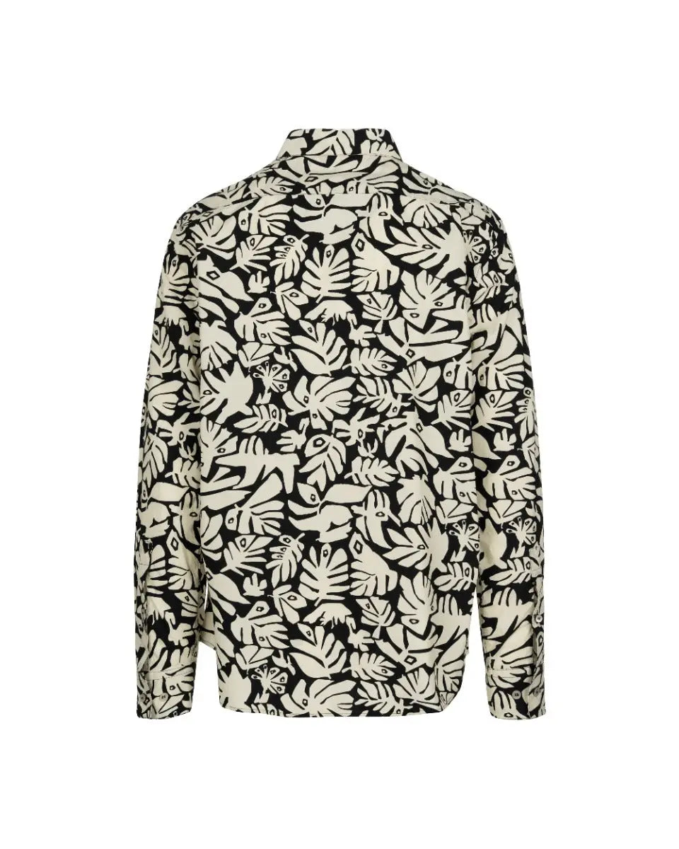Marni "Eye Leaves" printed button-up shirt