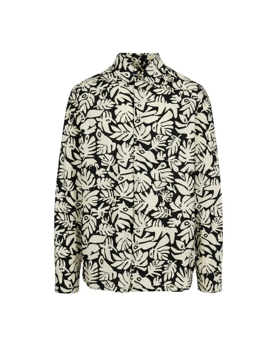 Marni "Eye Leaves" printed button-up shirt Marni