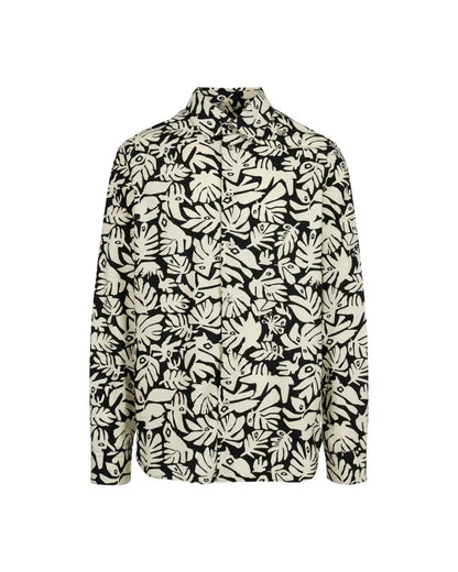 Marni "Eye Leaves" printed button-up shirt Marni