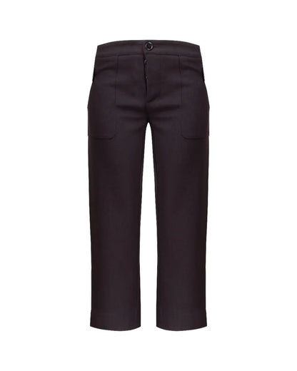 Marni Aubergine laine cropped pants Marni