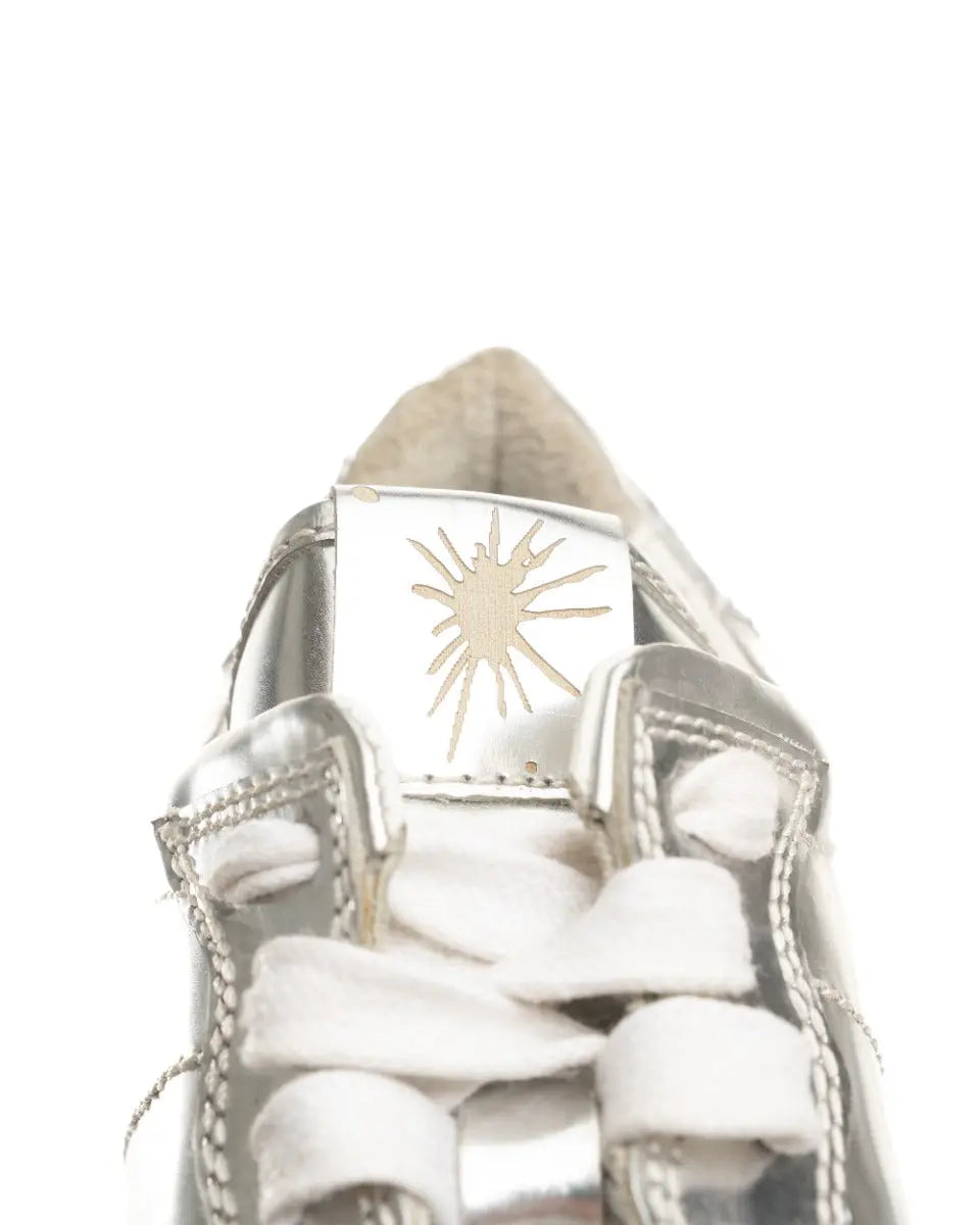 Maison Mihara Yasuhiro Wayne metallic silver derby sneakers Mihara Yasuhiro