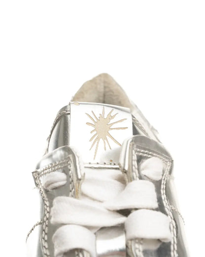 Maison Mihara Yasuhiro Wayne metallic silver derby sneakers Mihara Yasuhiro