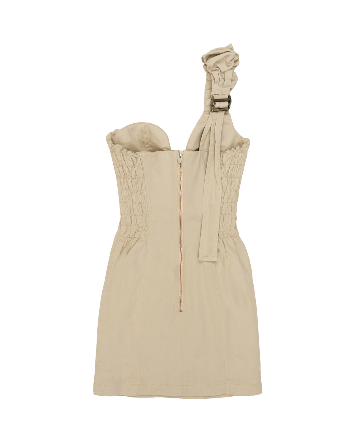 MISBHV Denim Bustier Dress White XS