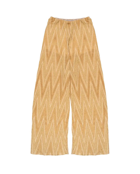 Missoni Palazzo gold metallic flared pants - XS Missoni