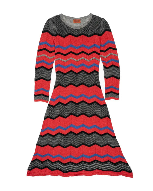 Missoni zigzag viscose full dress Missoni