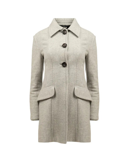 Miu Miu single-breasted laine coat Miu Miu