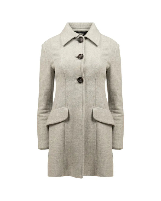 Miu Miu single-breasted laine coat Miu Miu