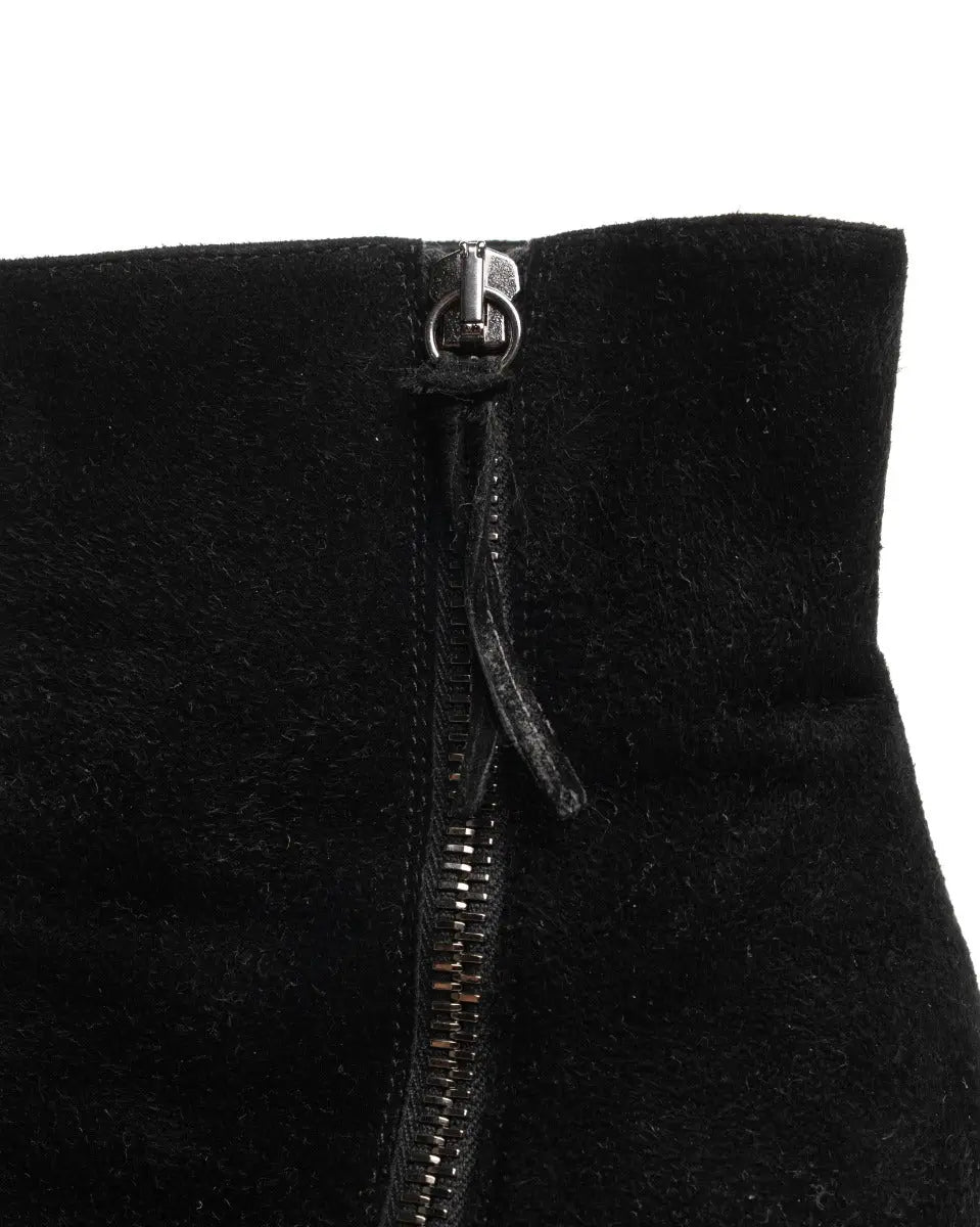 Miu Miu suede black ankle boots