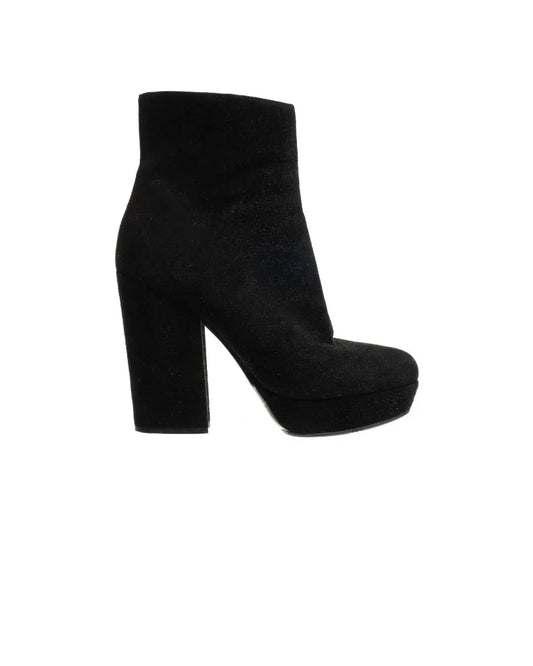 Miu Miu suede black ankle boots Miu Miu