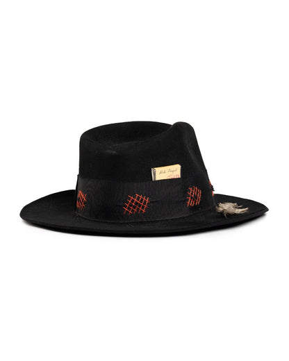 Nick Fouquet Landron Matches felted beaver fur black hat heathen.store.poland