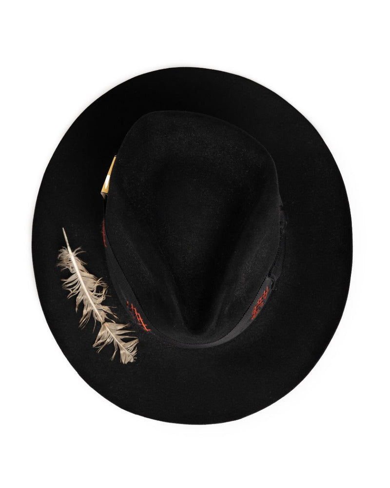 Nick Fouquet Landron Matches felted beaver fur black hat thumbnail