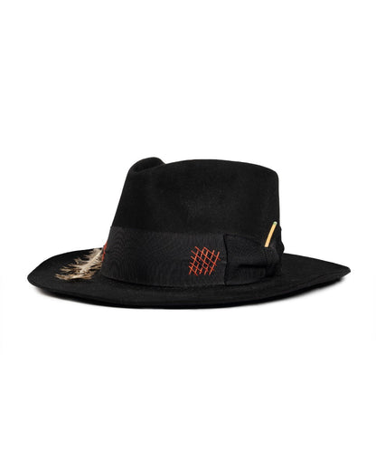 Nick Fouquet Landron Matches felted beaver fur black hat heathen.store.poland